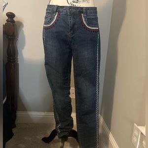 Christina Embroidered Jeans